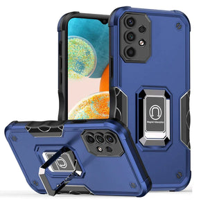 Samsung Galaxy A34 5G OPTIMUM Hybrid Case (with Magnetic Ring Stand) - Blue