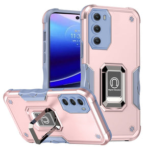 Samsung Galaxy A34 5G OPTIMUM Hybrid Case (with Magnetic Ring Stand) - Rose Gold