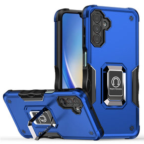 Samsung Galaxy A35 5G OPTIMUM Hybrid Case (with Magnetic Ring Stand) - Blue