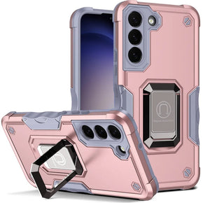 Samsung Galaxy S23 FE OPTIMUM Hybrid Case (with Magnetic Ring Stand) - Rose Gold