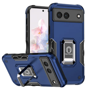 Google Pixel 7A OPTIMUM Hybrid Case (with Magnetic Ring Stand) - Blue