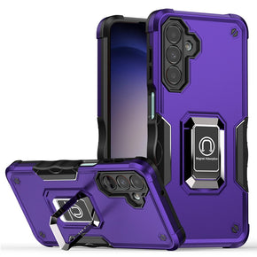 Samsung Galaxy S24 FE OPTIMUM Hybrid Case (with Magnetic Ring Stand) - Dark Purple