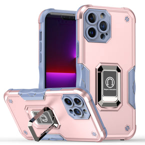 Apple iPhone 15 Pro Max (6.7) OPTIMUM Hybrid Case (with Magnetic Ring Stand) - Rose Gold