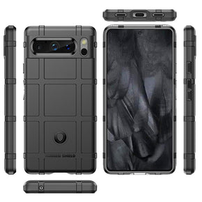 Google Pixel 8 Pro Rugged Shield TPU Case - Black
