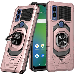 Cricket Innovate E 5G Robotic Hybrid Case (with Magnetic Ring Stand) - Rose Gold