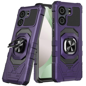 BLU View 5 Robotic Hybrid Case (with Magnetic Ring Stand) - Dark Purple