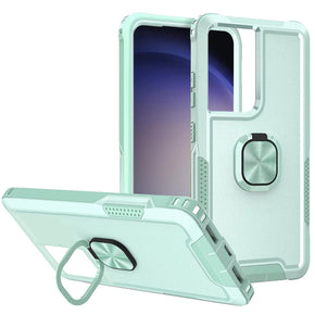 Samsung Galaxy S24 Ultra Superior 3-in-1 Hybrid Case (with Magnetic Ring Stand) - Teal