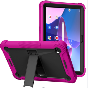 Samsung Galaxy Tab S9 / S9 FE Tough Hybrid Case (w/ Kickstand) - Pink/Black