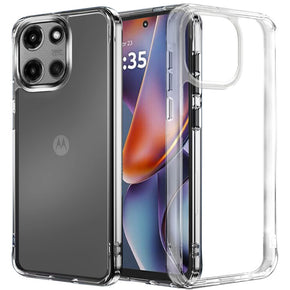 Motorola Moto G 5G (2025) PURE CRYSTAL Thick Transparent TPU Case - Clear