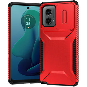 Motorola Moto G 5G (2024) Ultimate Hybrid (with Camera Cover) Case - Red