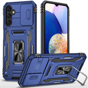 Samsung Galaxy A15 5G Ultra Utter Tough Camera Cover Hybrid Case (with Kickstand) - Blue