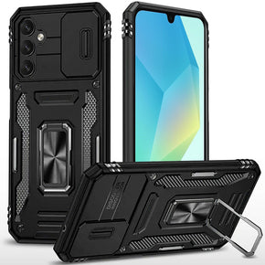 Samsung Galaxy A16 5G Ultra Utter Tough Camera Cover Hybrid Case (with Kickstand) - Black