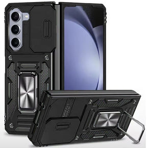 Samsung Galaxy Z Fold6 Utter Tough Camera Cover Hybrid Case (with Kickstand) - Black