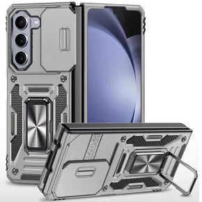 Samsung Galaxy Z Fold6 Utter Tough Camera Cover Hybrid Case (with Kickstand) - Silver