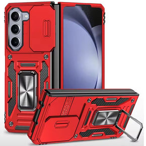 Samsung Galaxy Z Fold6 Utter Tough Camera Cover Hybrid Case (with Kickstand) - Red