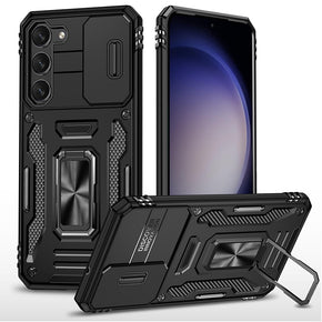 Samsung Galaxy S23 FE Ultra Utter Tough Camera Cover Hybrid Case (with Kickstand) - Black