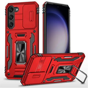 Samsung Galaxy S23 FE Ultra Utter Tough Camera Cover Hybrid Case (with Kickstand) - Red