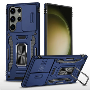 Samsung Galaxy S24 Utter Tough Camera Cover Hybrid Case (with Kickstand) - Blue