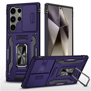 Samsung Galaxy S25 Ultra Utter Tough Camera Cover Hybrid Case (with Kickstand) - Purple