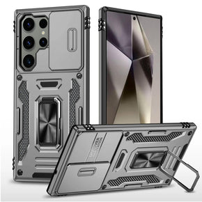 Samsung Galaxy S25 Ultra Utter Tough Camera Cover Hybrid Case (with Kickstand) - Grey