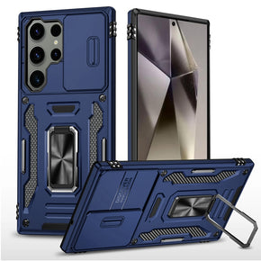 Samsung Galaxy S25 Ultra Utter Tough Camera Cover Hybrid Case (with Kickstand) - Blue