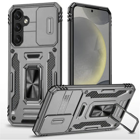 Samsung Galaxy S25 / Galaxy S24 Utter Tough Camera Cover Hybrid Case (with Kickstand) - Grey