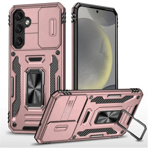 Samsung Galaxy S25 / Galaxy S24 Utter Tough Camera Cover Hybrid Case (with Kickstand) - Rose Gold