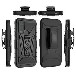 Cricket Ovation 3 Max Holster Clip Combo Case (with Kickstand) - Black