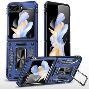 Samsung Galaxy Z Flip5 Ultra Utter Tough Camera Cover Hybrid Case (with Kickstand) - Blue