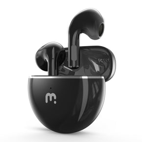 MyBat Pro Orbit True Wireless Earbuds with Charging Case - Black