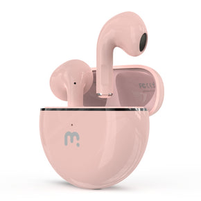 MyBat Pro Orbit True Wireless Earbuds with Charging Case - Pink
