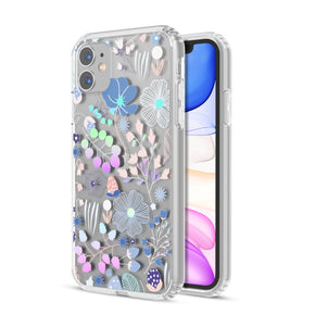 Apple iPhone 11 (6.1) Mood Series Design Case - Colorful Flowers