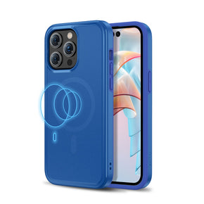 Apple iPhone 15 Pro (6.1) Fuse Series MagSafe Hybrid Case - Blue