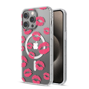 Apple iPhone 15 Pro Max (6.7) Mood Series Magsafe Case - Kisses