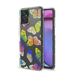Motorola Moto G Power 5G (2023) Mood Series Design Case - Neon Butterflies