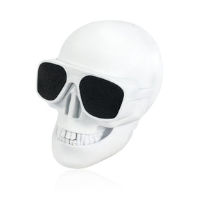 MyBat Pro Skull Jamz Bluetooth Speaker - White