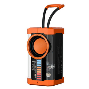 MyBat Pro ClearVibes Bluetooth Speaker - Orange