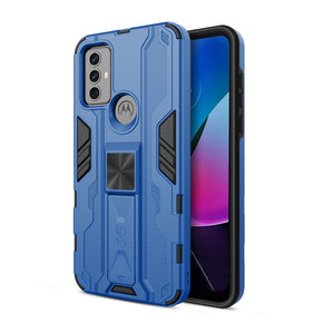 Motorola Moto G Play (2023) SYB Reflex Series Hybrid (with Kickstand) Case - Blue