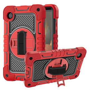 Samsung Galaxy A9 Plus (11") 3-in-1 Multifunctional Hybrid Case - Red