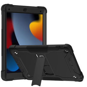 Apple iPad 10.9 (2022) Tough Hybrid Case (w/ Kickstand) - Black/Black