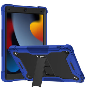Apple iPad 10.9 (2022) Tough Hybrid Case (w/ Kickstand) - Blue/Black