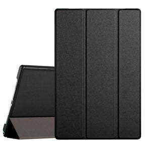 Samsung Galaxy Tab S9 / S9 FE Leather Folio Case - Black