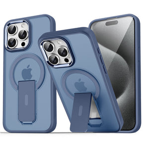 Apple iPhone 16 (6.1) CLICK Magsafe Latch Series (with Kickstand) - Blue