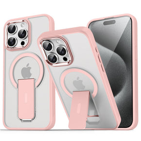 Apple iPhone 16 (6.1) CLICK Magsafe Latch Series (with Kickstand) - Pink