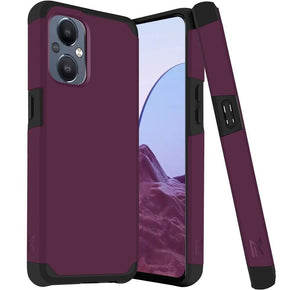 OnePlus Nord N30 5G Tough Slim Hybrid Case (with Built-in Magnetic Plate) - Purple