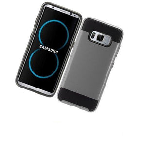 Samsung Galaxy S8 Plus Hybrid Brushed Case - Grey