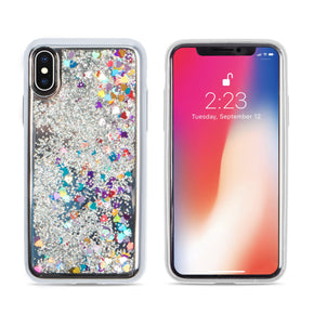 Apple iPhone XS Plus TPU Water Glitter Case Cover