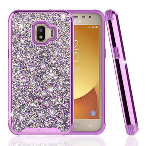 Samsung Galaxy J2 Core Hybrid Glitter Design Case Cover