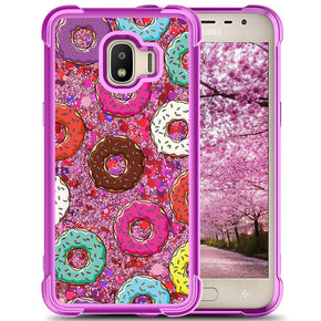 Samsung Galaxy J2 Pure TPU Glitter Design Case Cover