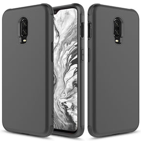 OnePlus 6T SLEEK Dual-Layered Hybrid Case - Black